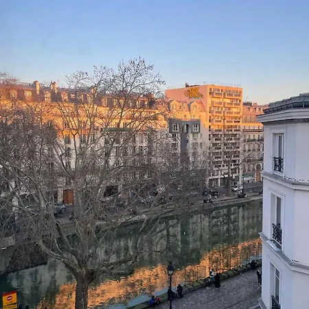 Vue Canal Saint-martin Parigi